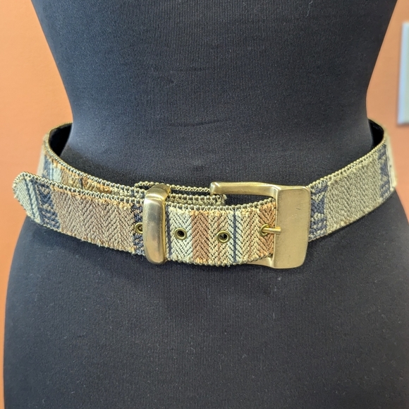 Western Rodeo Vintage 90s Paul Harris Belt ML BB Trim Tapestry Embroidered - Picture 1 of 11